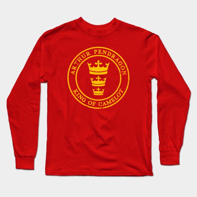 Arthur King Long Sleeve T-Shirt by nickbeta